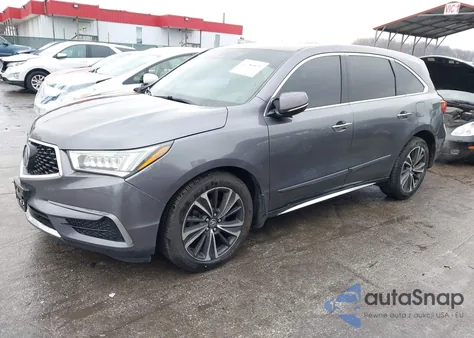 2020 Acura Mdx Technology Package z USA, uszkodzony, nr VIN 5J8YD4H50LL056443